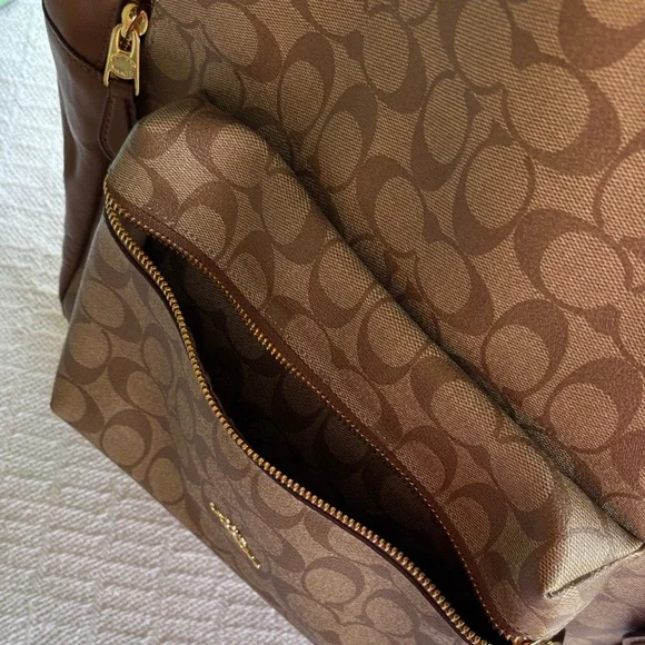 Coach Signature Brown Backpack - Picture 5 of 5